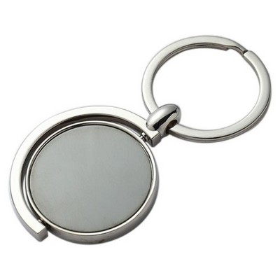 Round Spinning Keychain