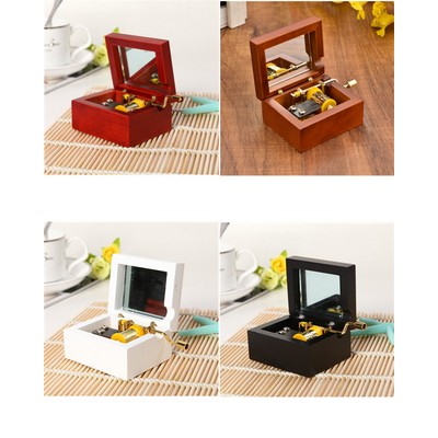 Music Box W/ Cosmetic Mirror Inside