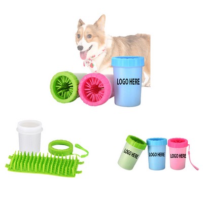 Pet paw washing cup