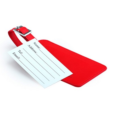 Pu Leather Luggage Tag