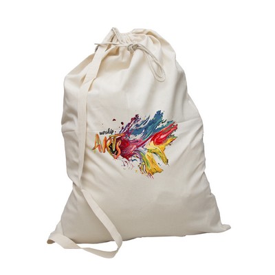 Laundry Bag with Shoulder Strap - Full Color Transfer (20" x 15" x 3")