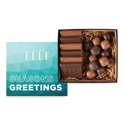 6 Piece Cookie and Confection Gift Box with Sea Salt Caramels