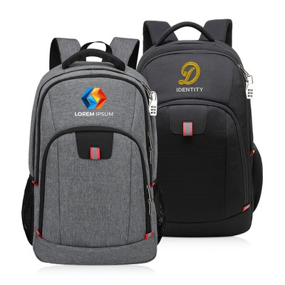 Utility 17" Anti-Theft Business Laptop Backpack