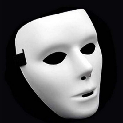 Pvc White Party Mask