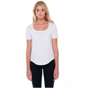 Startee Apparel Womens Cotton U-Neck Tee