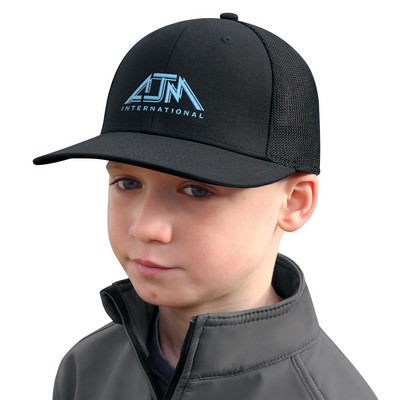 Youth 6 Panel Constructed Pro-Round Cap (Mesh Back, A-Class, A-Flex)