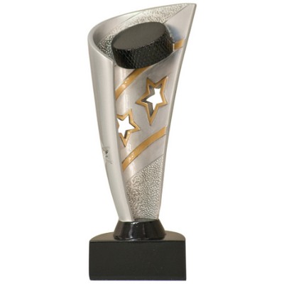 8 1/2" Hockey Banner Resin Trophy