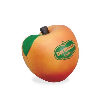 Peach Shaped Stress Reliever