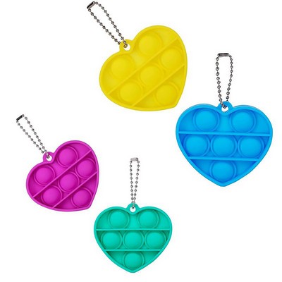 Heart Fidget Key Chain