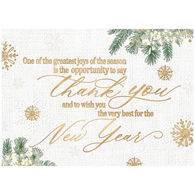 Glistening Gratitude Holiday Cards