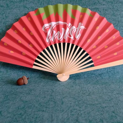 Bamboo Folding Paper Hand Fan