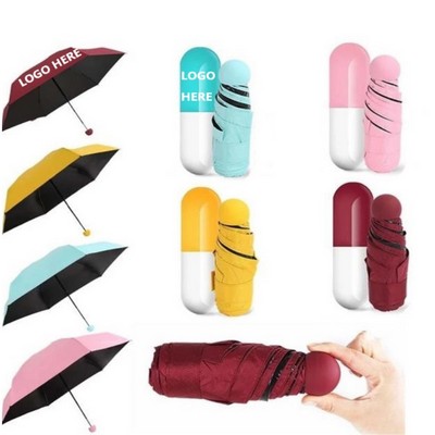 Capsule Portable Rain Umbrella