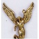 Waving Angel Stock Casting Lapel Pin