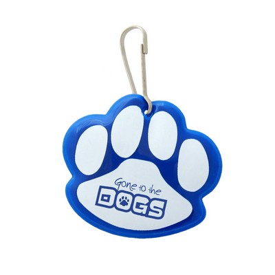 Paw Shaped Reflective Pet Tag