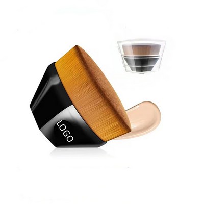 Foundation Makeup Brush Flat Top Kabuki Hexagon Face Blush Liquid Powder Foundation Brush for Blendi