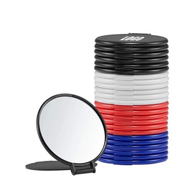 Round Mirror w/Plastic Lid