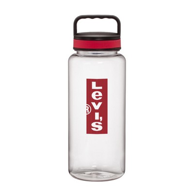 Brecon Wide Mouth Bottle w/Twist Lid - 42oz Red