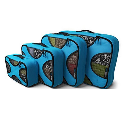 4 Set Packing Cubes W/A Shoe Bag