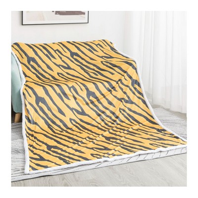 50" x 80" Sherpa Plush Crystal Velvet Throw Sublimation Blanket