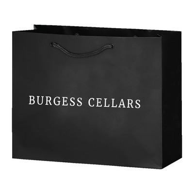 2-Bottle Luxury Laminated Paper Horizontal Tote