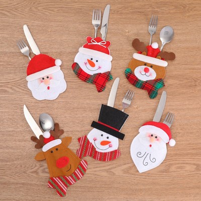 Christmas Silverware Cutlery Cover