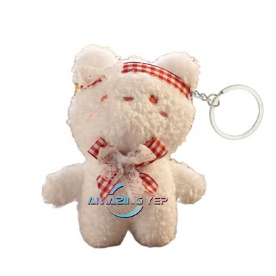 4.5" Keychain Squishmallow Plush Key Tag - Bear