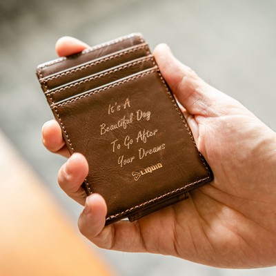 Money Clip - Brown