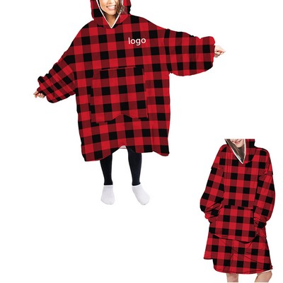 Oversized Blanket Hoodie Sweatshirt