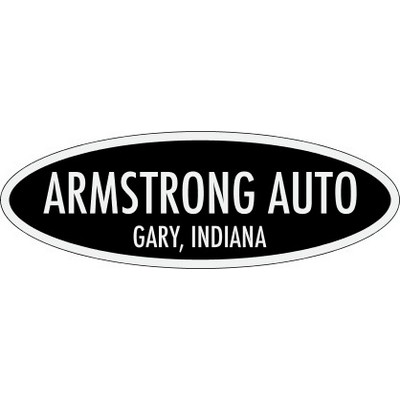 White Reflective Auto Ad Decal (5.813"x 2")