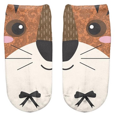 Low Cut Cartoon Unisex Short Socks - Fox