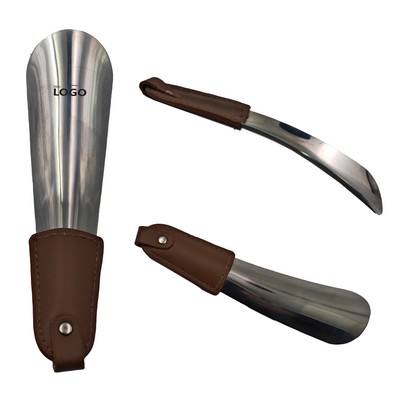 Stainless Steel Shoe Horn with PU Handle