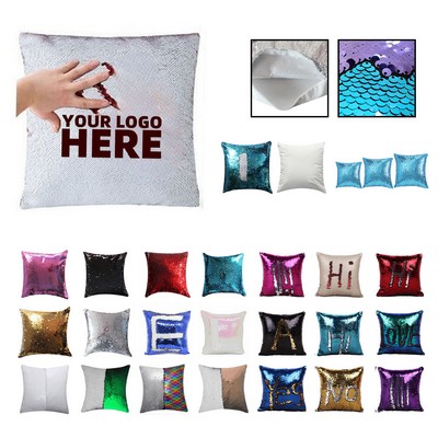 Sequins Throw Pillow Case