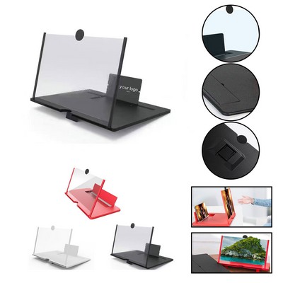 12" Hd Phone Magnifying Projector Screen Enlarger