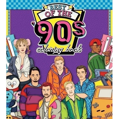 Best of the '90s Coloring Book (Color your way through 1990s art & pop cult