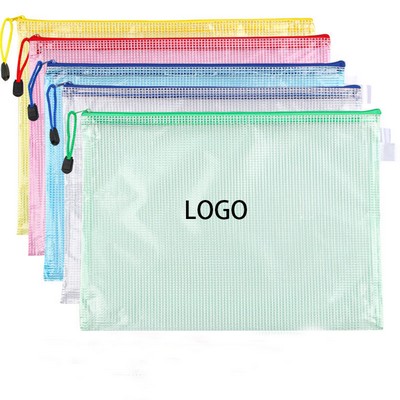 13''x 9.2" A4 Advertising Zipper Small Reusable Storage Bags