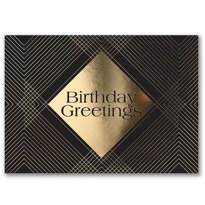 Birthday Gold Card