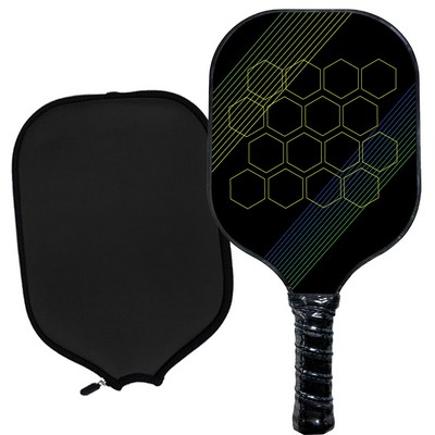 Carbon Fiber Pickle ball Paddle With Cover - Single