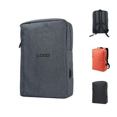 Rectangle Laptop Backpack (Direct Import)