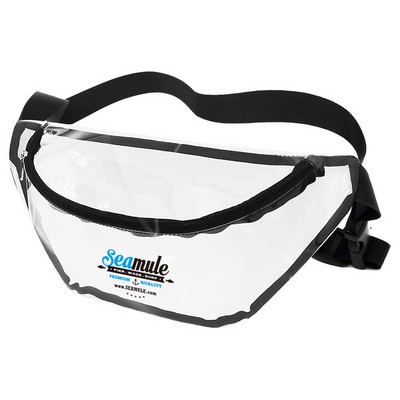 Black Trim Vinyl Fanny Pack