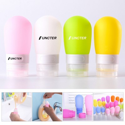 1.28 OZ Silicone Travel Bottles, Travel Size Bottles for Shampoo,Conditioner,Lotion,Toiletries