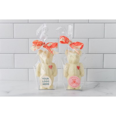 Teddy Bear Small White Chocolate Valentine