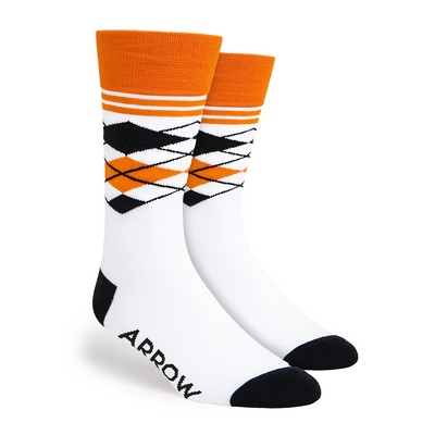 Half Argyle Simpler Socks