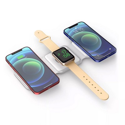 3in1 Stackable Compact Charger Wireless Charger