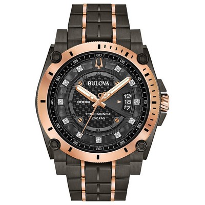 Bulova® Men's Precisionist Collection Champion Diamond Grey Watch