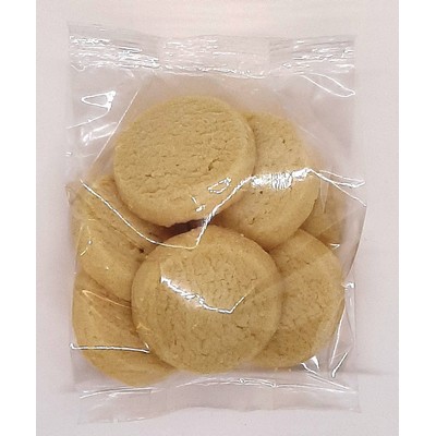 Large Shortbread Cookies in 4 Oz. Clear Cello Bag