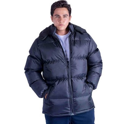 Men's Big & Tall Insulated Jackets - Black, Size 7XL (Case of 6)