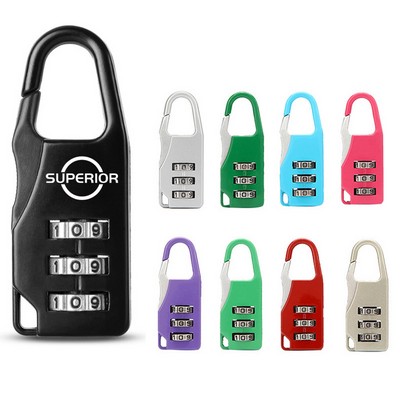 3 Digit Mini Lightweight Coded Lock