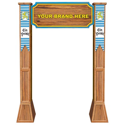 3-D Biergarten Archway Props