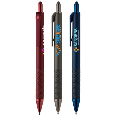 Islander Gel Retractable Softy Monochrome Stylus Pen - ColorJet