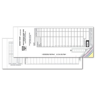 Deposit Tickets, Loose, Maximum entry - 2-Part Forms